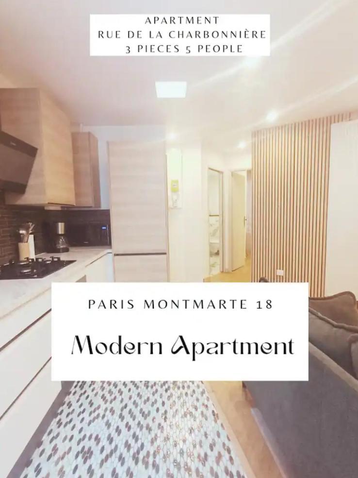 Apt Moderne 2 Chambres 5 Voyageurs Paris Bagian luar foto